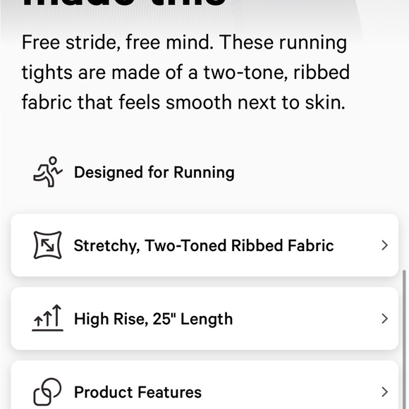 NWT base pace 2 tone ribbed - Picture 5 of 7